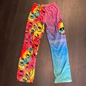 Girls fuzzy PJ bottoms
